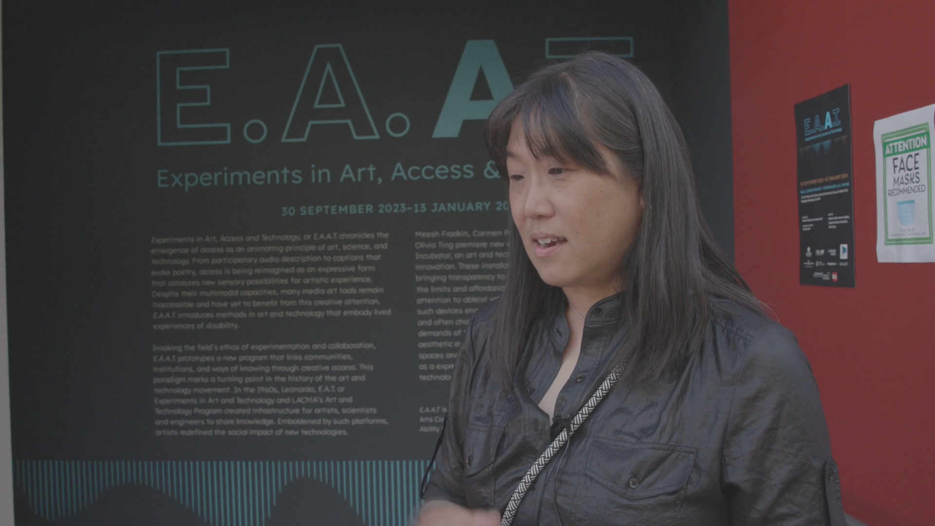 Debriefing Interview captured at the E.A.A.T exhibit opening
